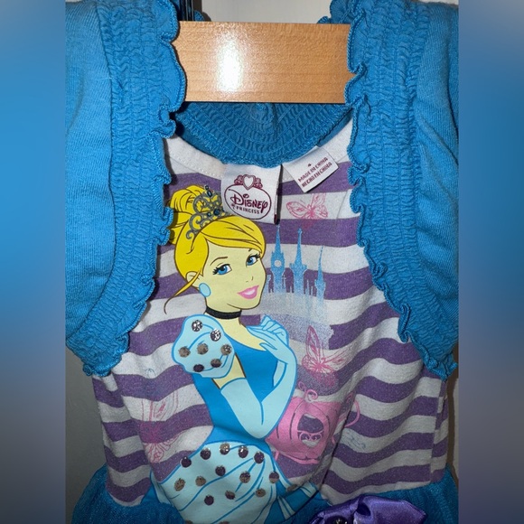 Girls Cinderella night gown 4T - Picture 5 of 7
